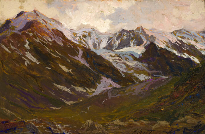 CARLO CRESSINI - 'Alta montagna innevata'