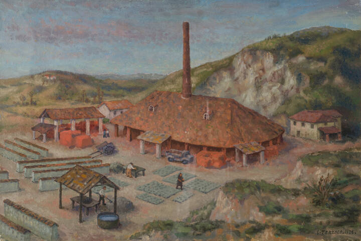 CARLO TERZOLO - 'Fornace' 1935