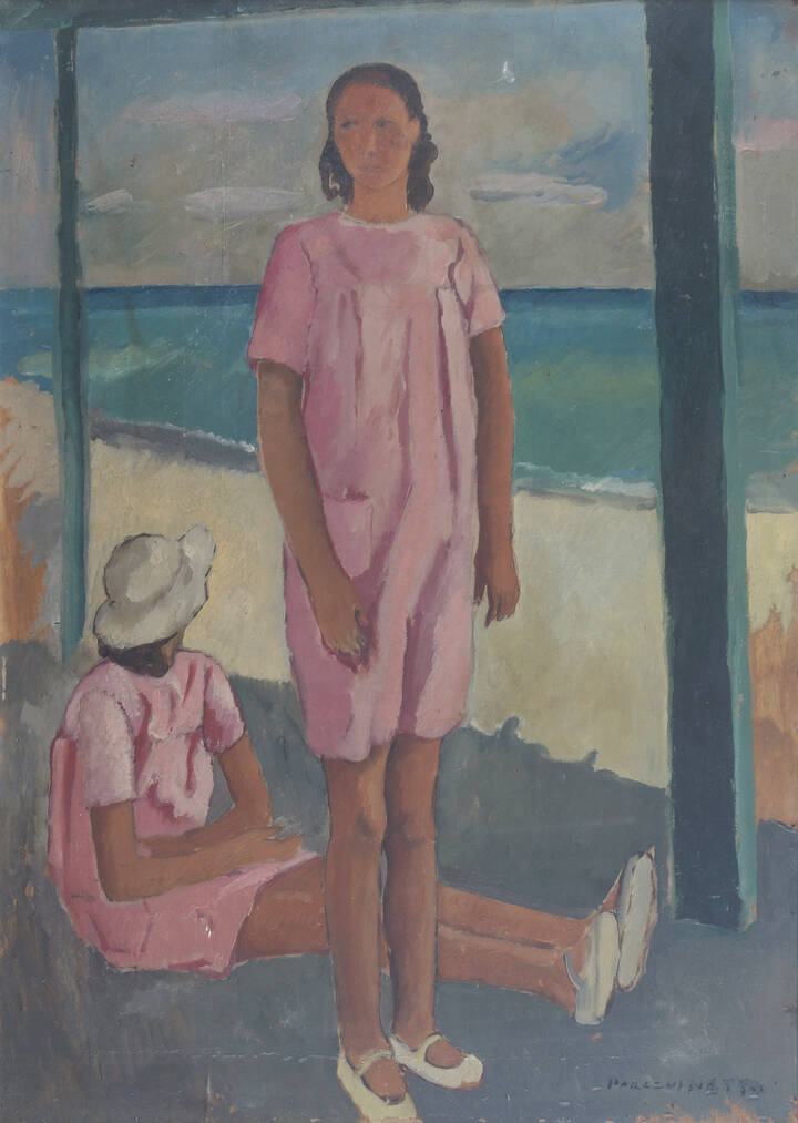 FRANCO PARACHINETTO - 'Figure in rosa'