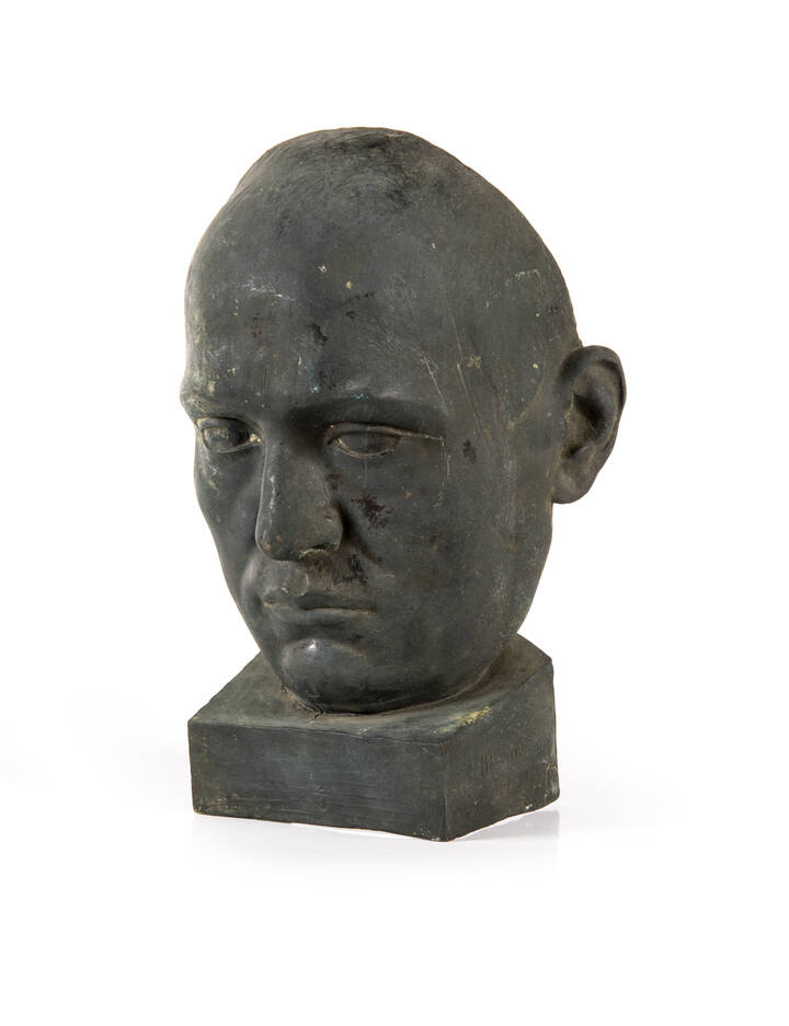 MARTINEZ GAETANO (Attribuito) - 'Ritratto virile del Duce' 1929