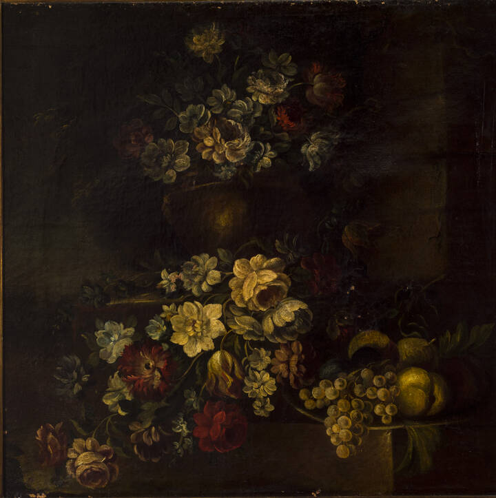 PITTORE ANONIMO - 'Natura morta di fiori'