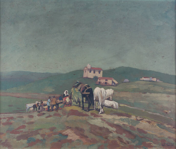 CARLO D'ALOISIO DE VASTO - 'La sosta'