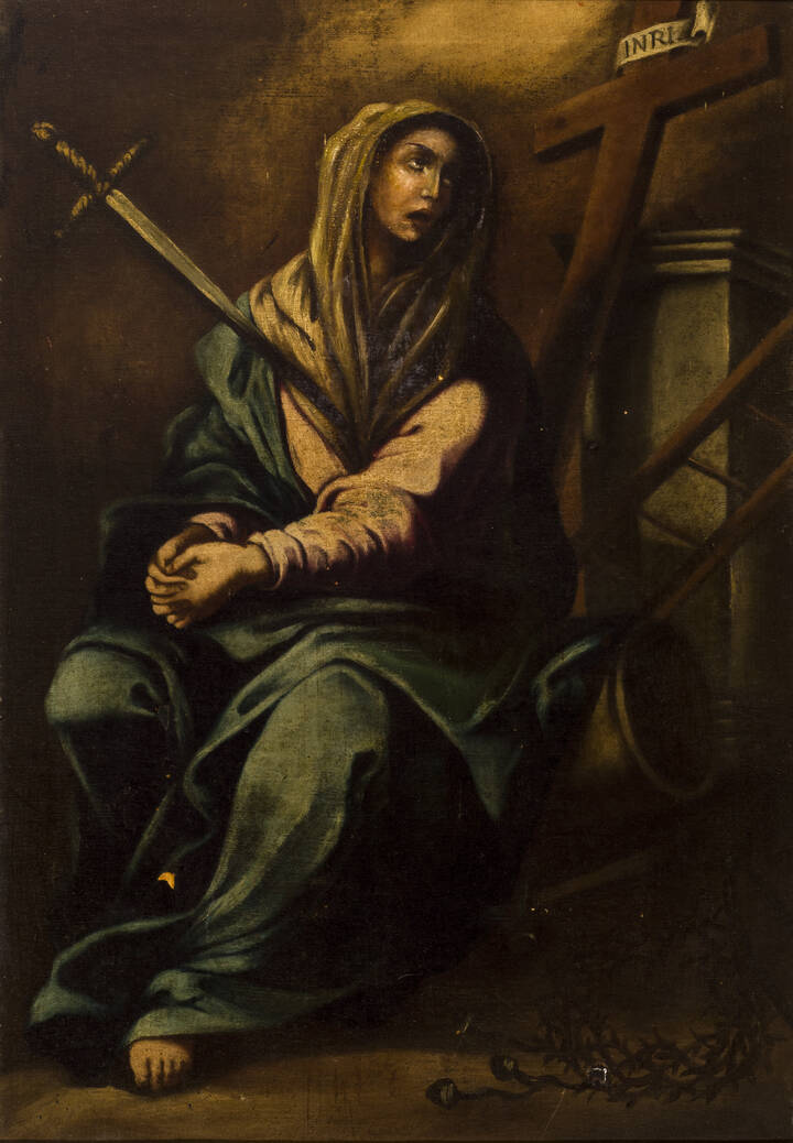 PITTORE ANONIMO - 'Maria addolorata'