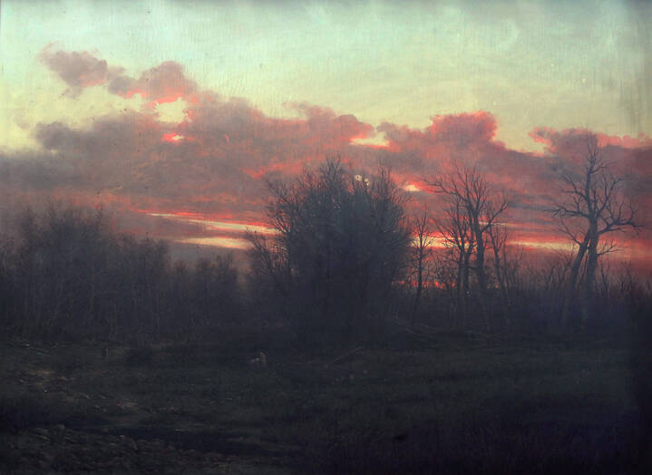 GIOVANNI PISANO - 'Alba invernale in pianura'