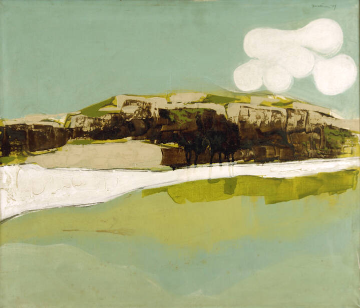 CARLO QUATTRUCCI - 'Paesaggio' 1969