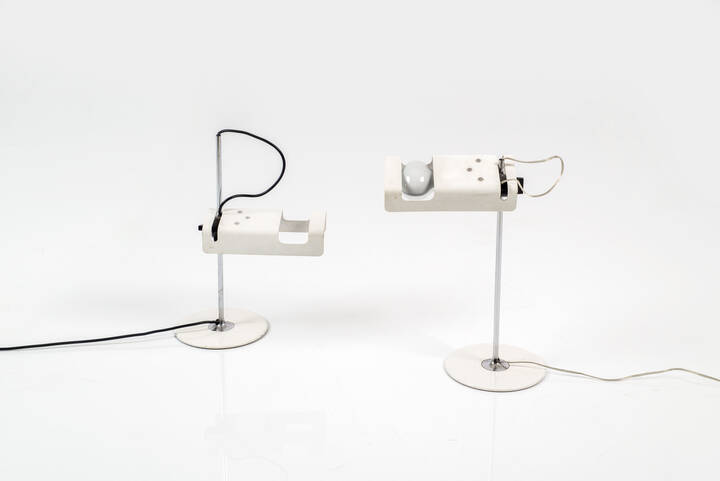JOE COLOMBO - Coppia di lampade mod. Spider
