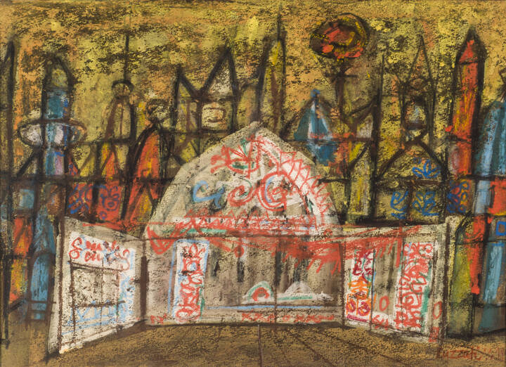 EMANUELE LUZZATI - 'Scenografia' 1957