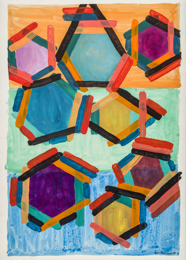 PIERO RAMBAUDI - 'Senza titolo' 1988