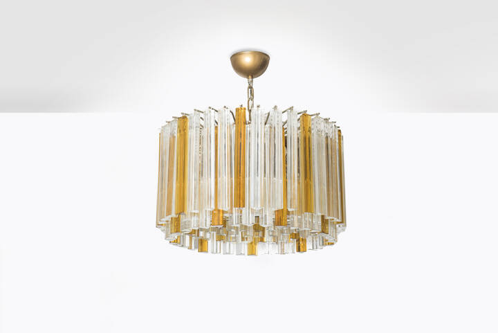 PAOLO VENINI - Lampadario della serie trilobi