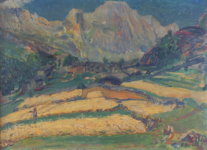 MARIO BERTOLA - 'Il Monte Bianco'