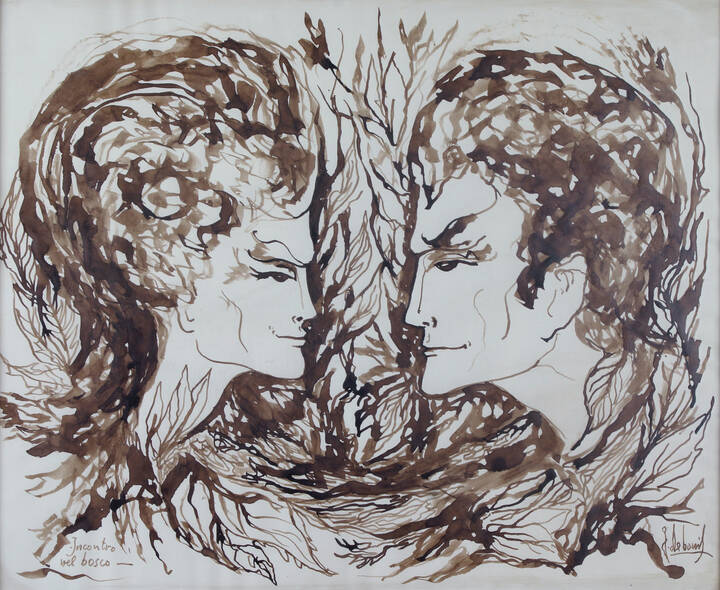 GUIDO DE BONIS - 'Incontro nel bosco'