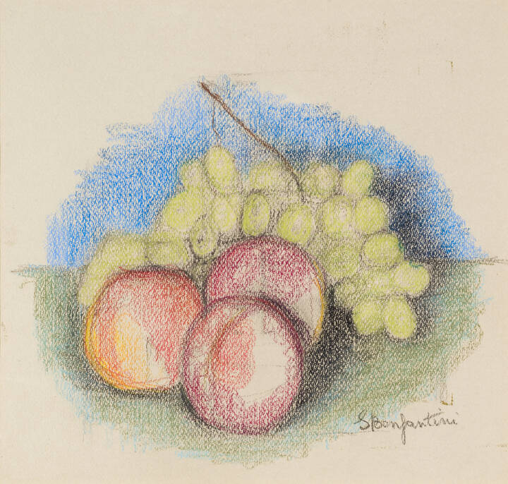 SERGIO BONFANTINI - 'Pesche e uva'
