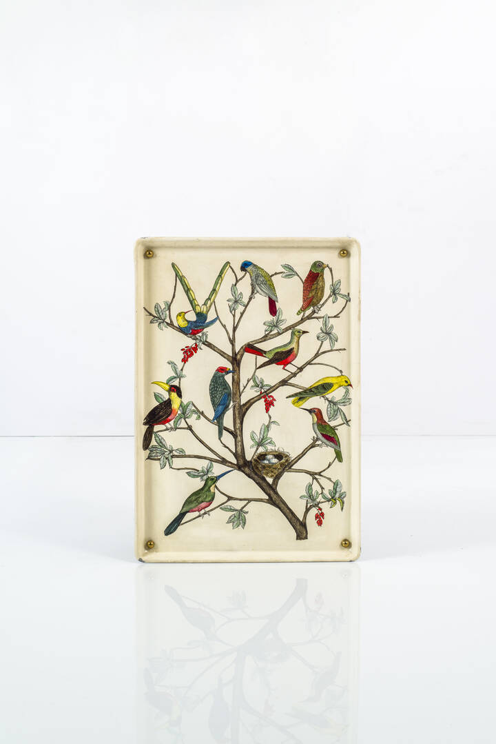 PIERO FORNASETTI - Vassoio serie 'Uccelli'