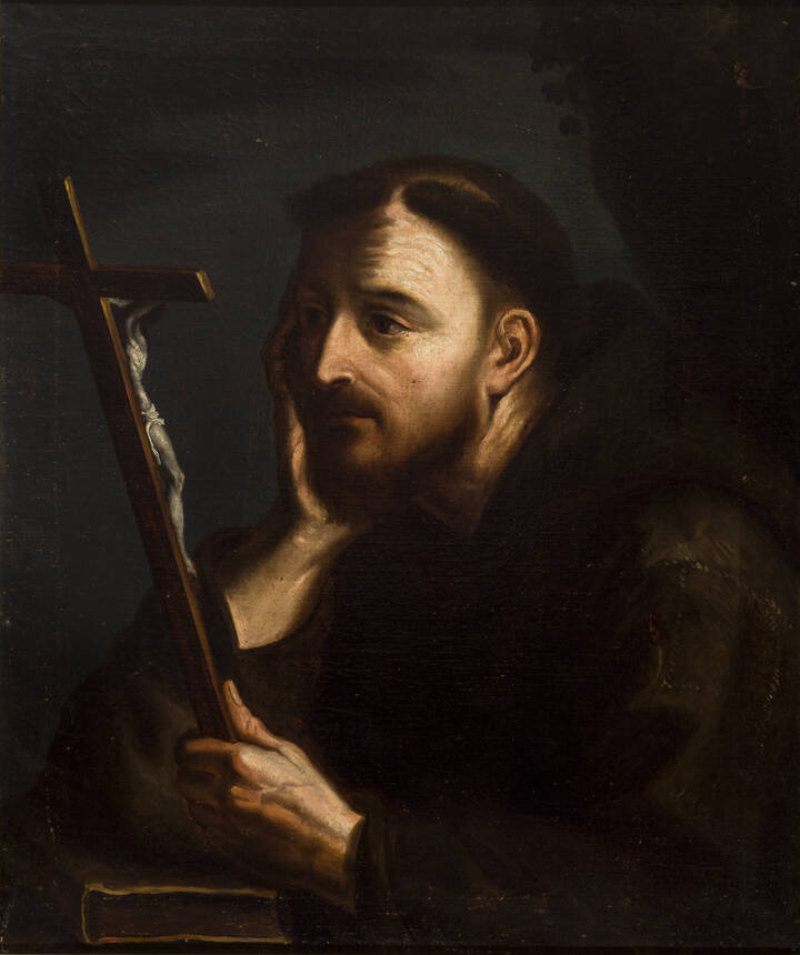 PITTORE ANONIMO DEL XVIII SECOLO - 'San Francesco' 