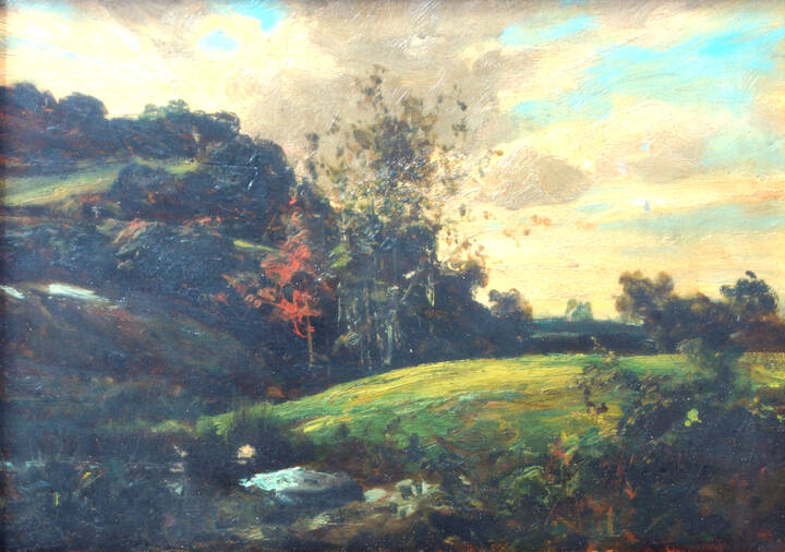 SCUOLA DI DELLEANI - 'Paesaggio collinare nel biellese' 