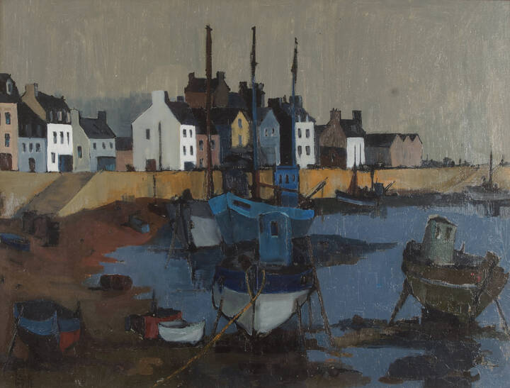 LEPINE  - 'Veduta dal porto'