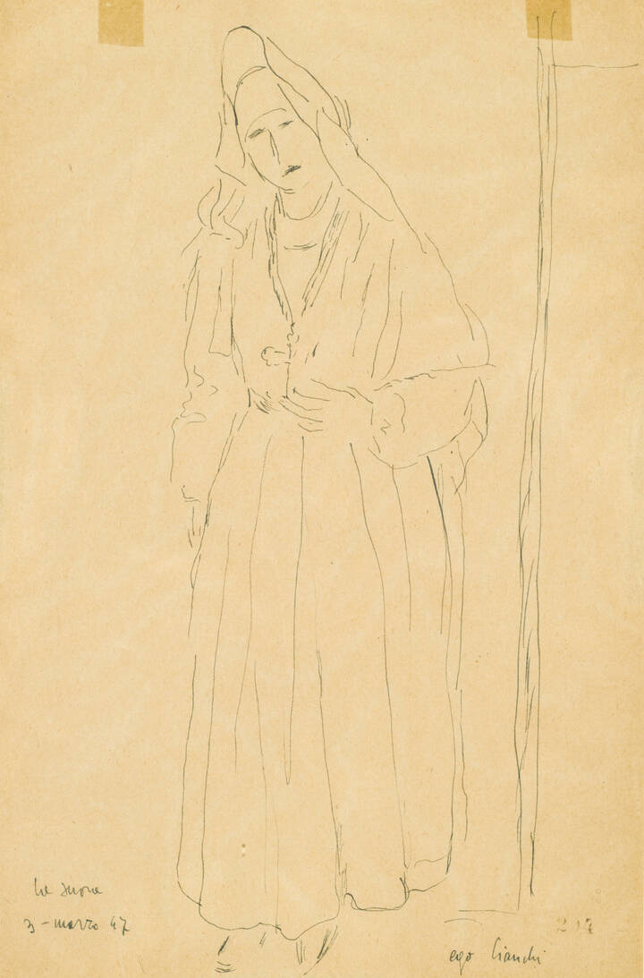 EGO BIANCHI - 'La suora' 3 marzo 1947