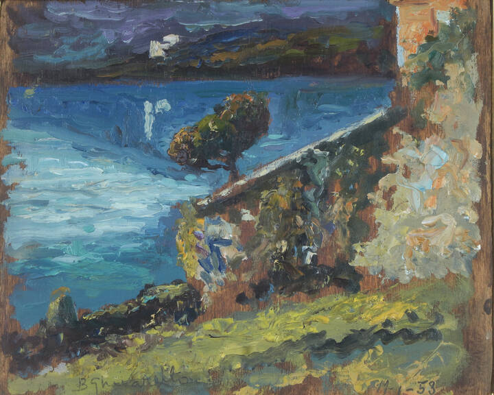BENEDETTO GHIVARELLO - 'Lago di Viana' 11/1/1953