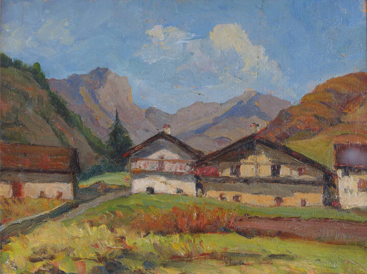 GUIDO MEINERI - 'Paesaggio montano'