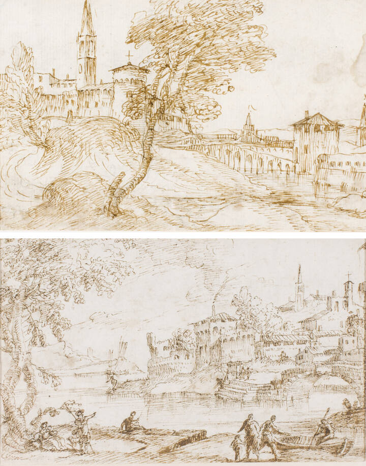PITTORE ANONIMO - 'Paesaggio'
