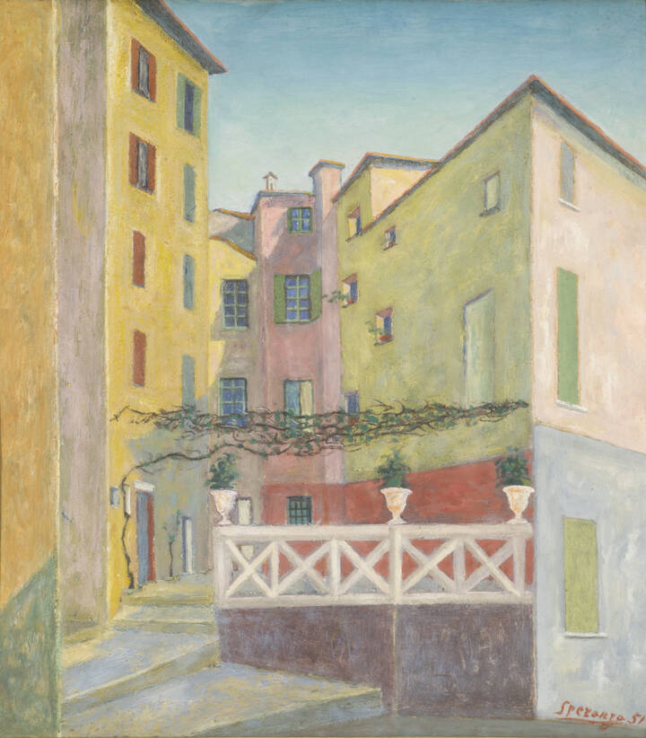 FRANCESCO SPERANZA - 'Case ad Arenzano' 1951
