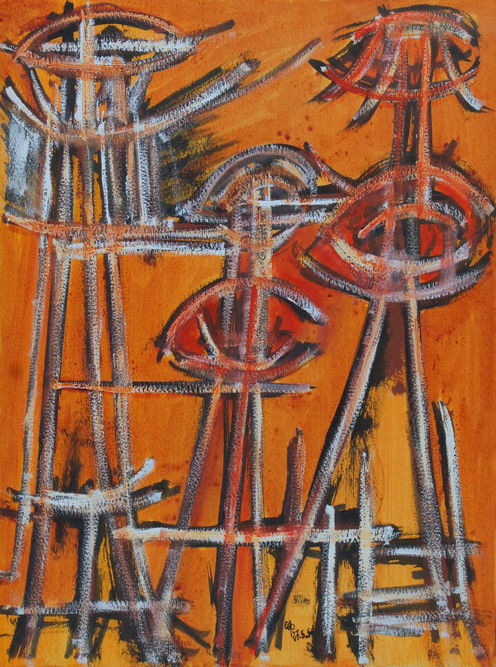 ACHILLE PERILLI - 'Senza titolo' 27/5/1956