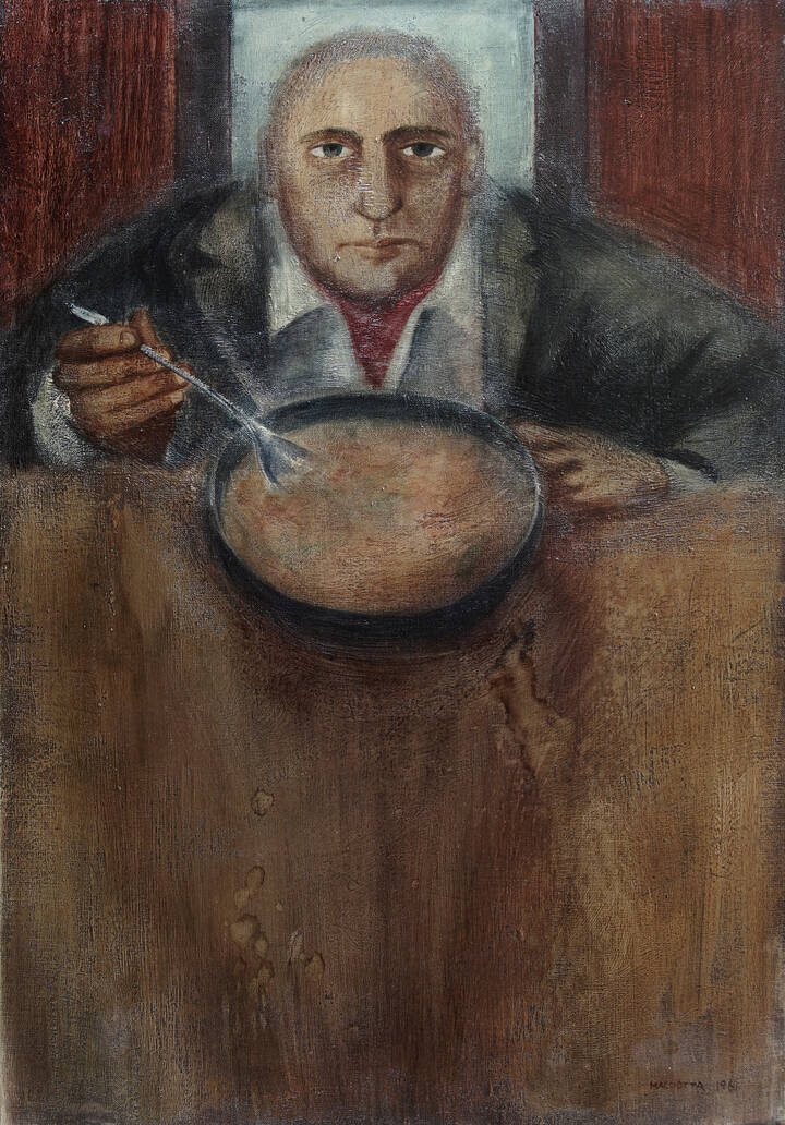 GIOVANNI MACCIOTTA - 'La minestra' 1961