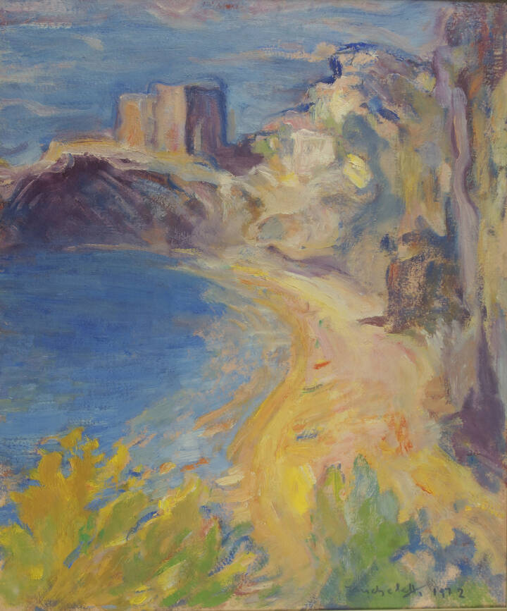 MARIO MICHELETTI - 'Costiera amalfitana' 1972