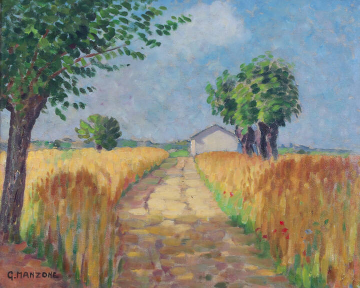 GIUSEPPE MANZONE - 'Strada di campagna' 