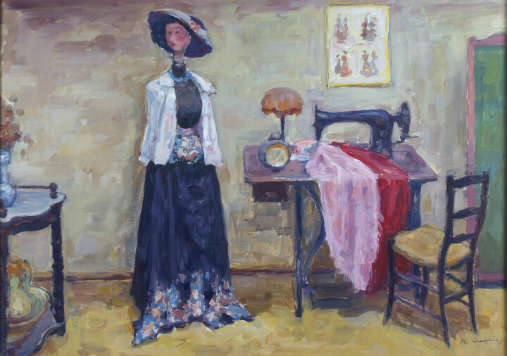 MASSIMO QUAGLINO - 'La vecchia Singer' 1981