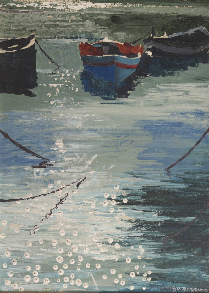 MARIO BERRINO - 'Il porticciolo' 1970