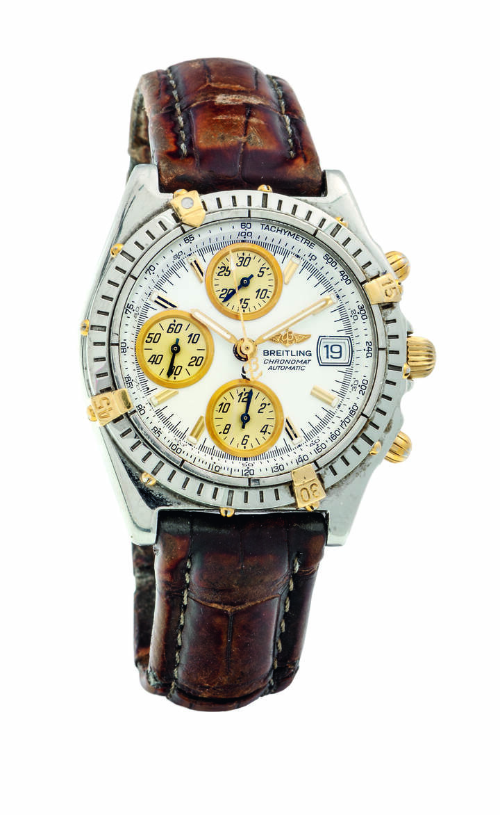 BREITLING - Cronografo a tre contatori, modello 'Chronomat', ref. B13050, serie recente 