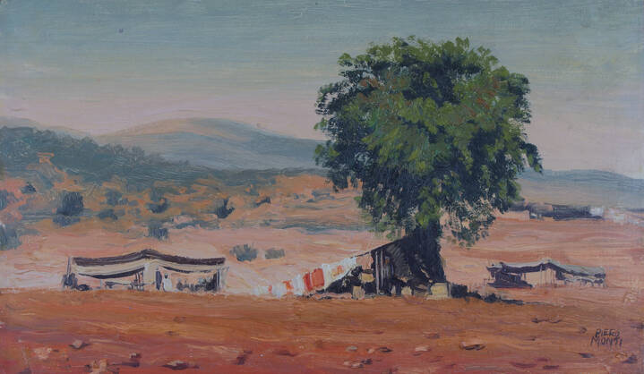 PIERO MONTI - 'Colline di Gerico. Cisgiordania'