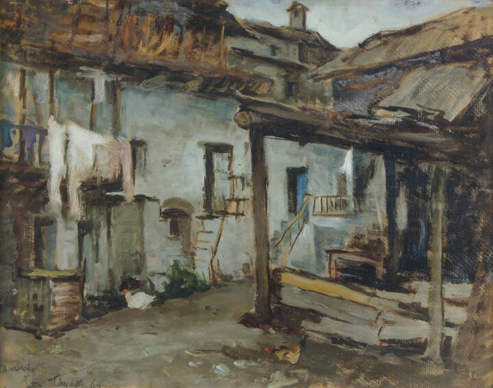 IVO GEMELLI - 'Rustico di Chamois' 1962