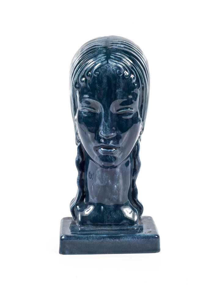 MANIFATTURA GOLDSCHEIDER, AUSTRIA - 'Volto blu'