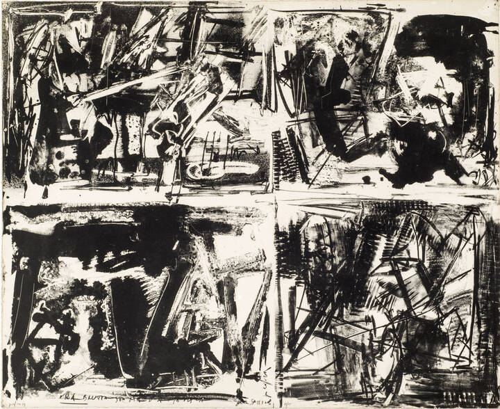 EMILIO VEDOVA - 'Senza titolo' 1969