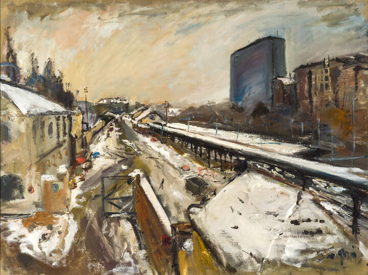 ANNA SOGNO - 'Torino - Porta Susa sotto la neve'