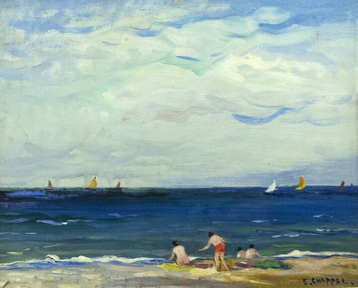 EDOUARD CHAPPEL - 'Al mare'
