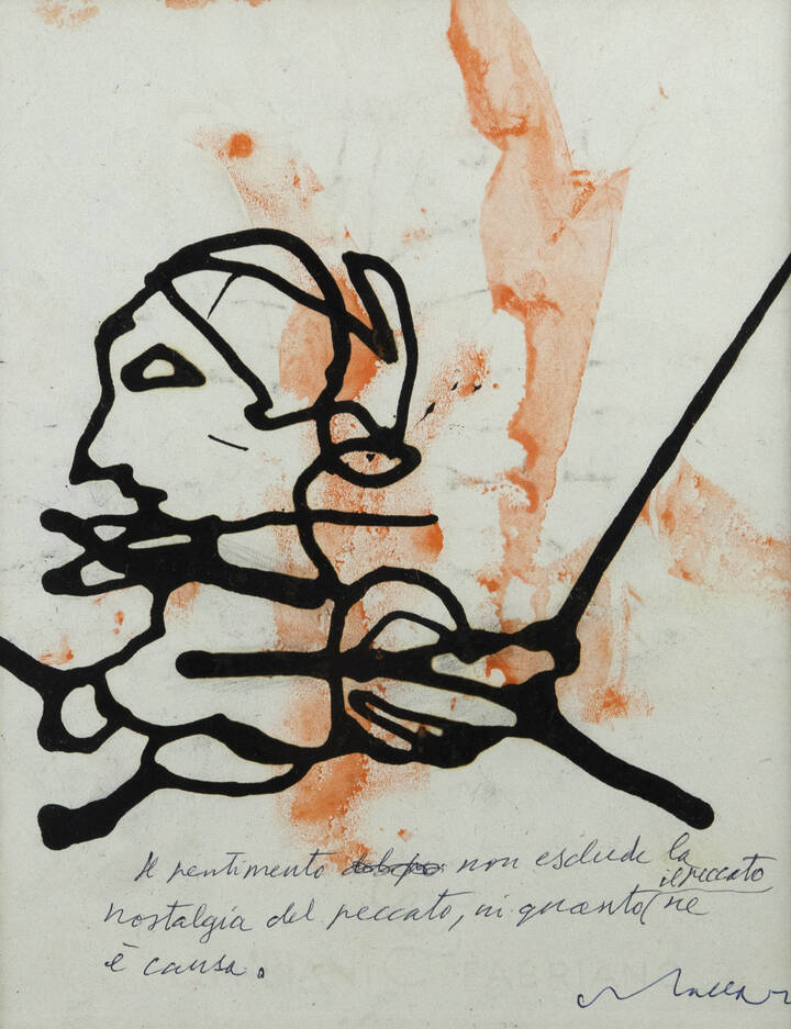 MINO MACCARI - 'Il pentimento non esclude la nostalgia'