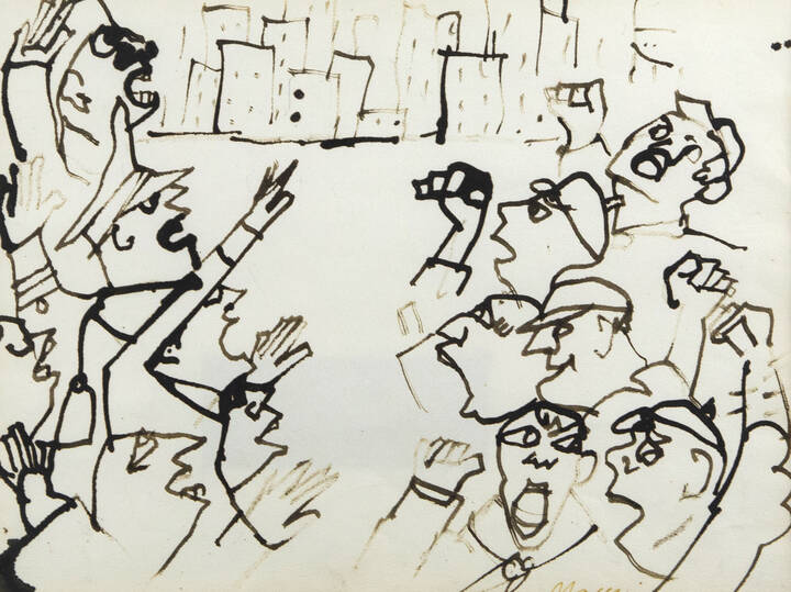 MINO MACCARI - 'Lotte civili'