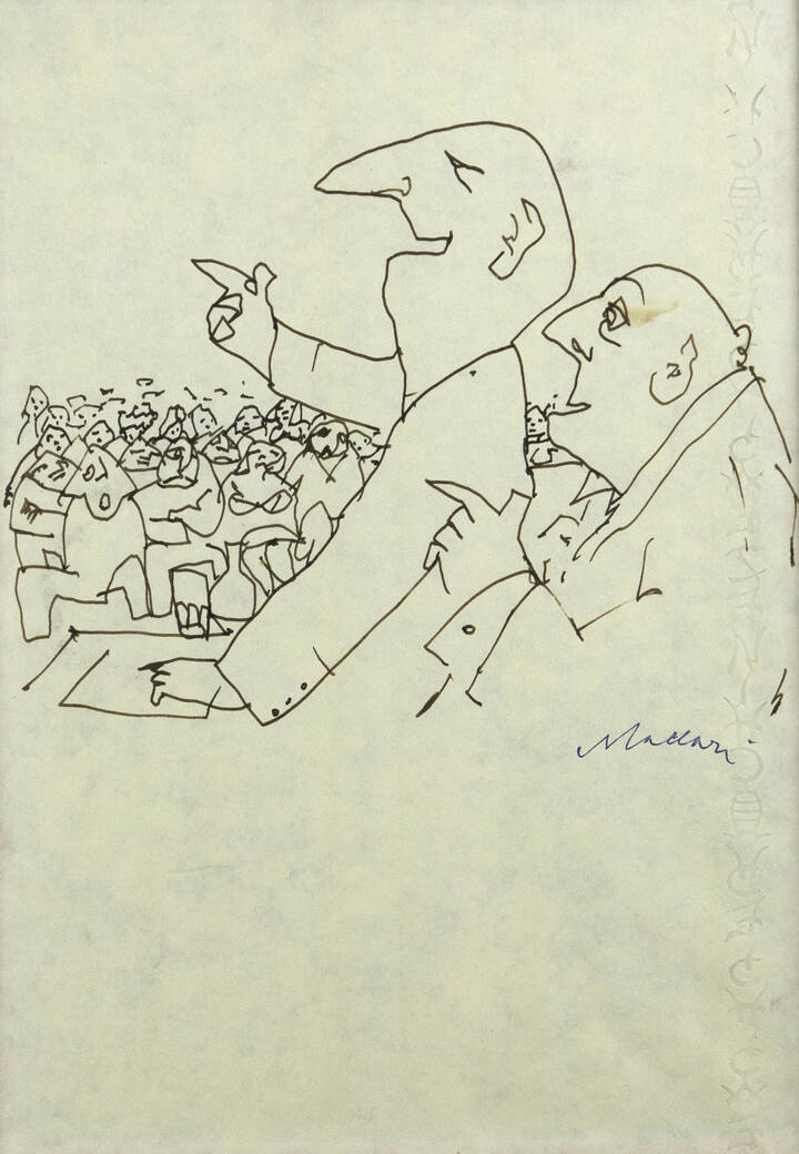 MINO MACCARI - 'Personaggi'