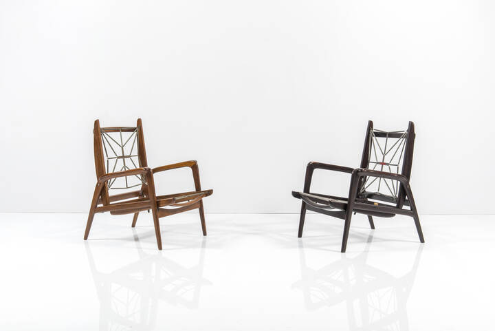 BREVETTI CERUTTI - Coppia di poltrone serie Confort