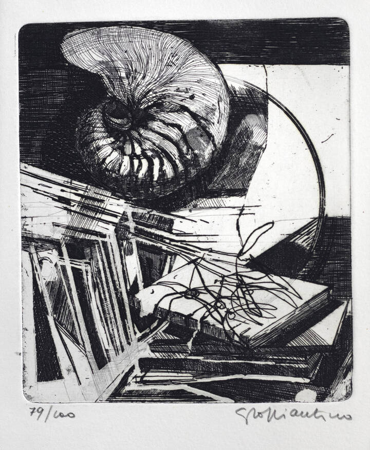 GIACOMO SOFFIANTINO - 'Natura morta con conchiglia'