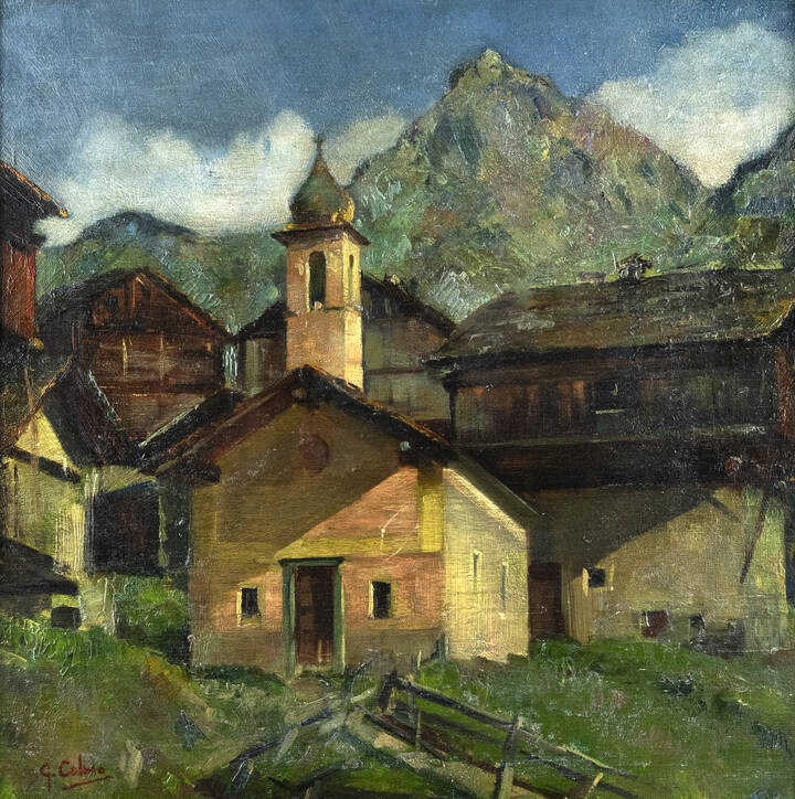GIOVANNI COLMO - 'Nei pressi di Antagnod - Valle d'Aosta'