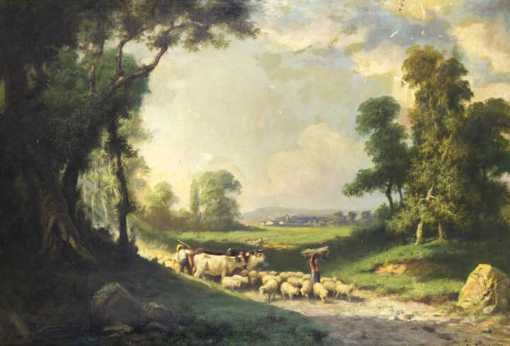 ALBERTO FALCHETTI - 'Verso il pascolo'