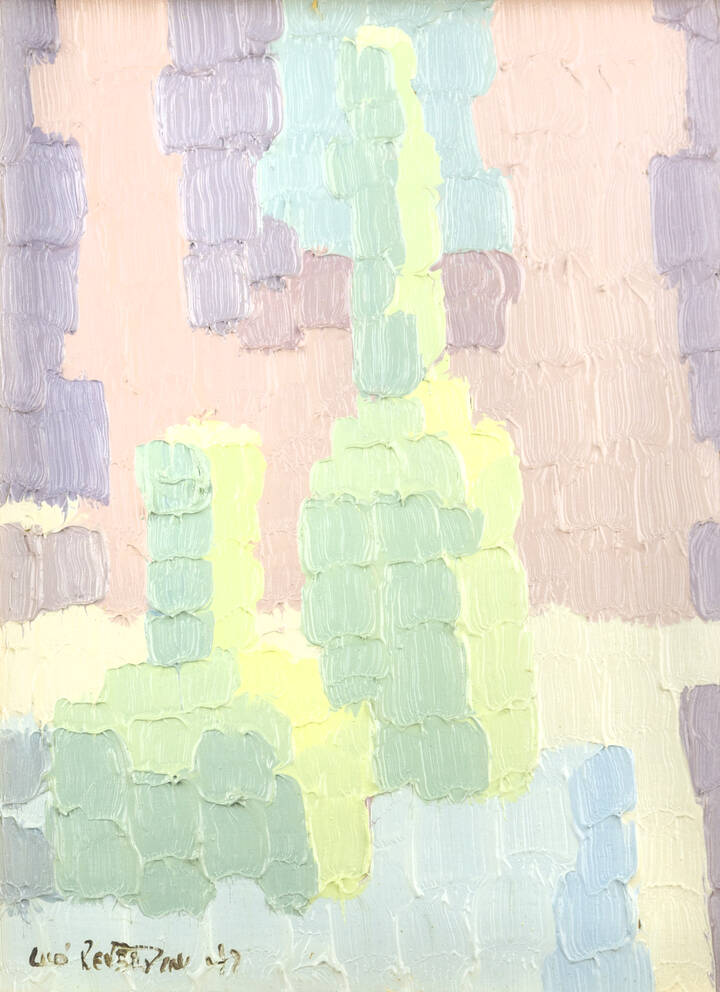 GIO' REVERDINI - 'Bottiglie verdi' 1977