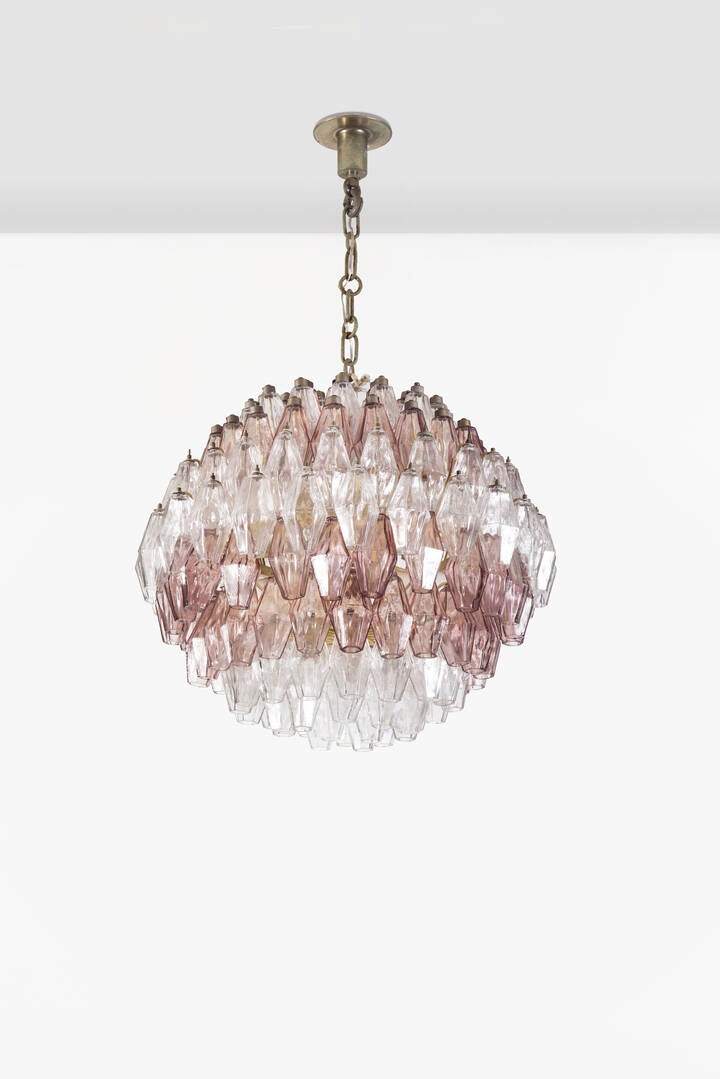 VENINI - Lampadario della serie Poliedri