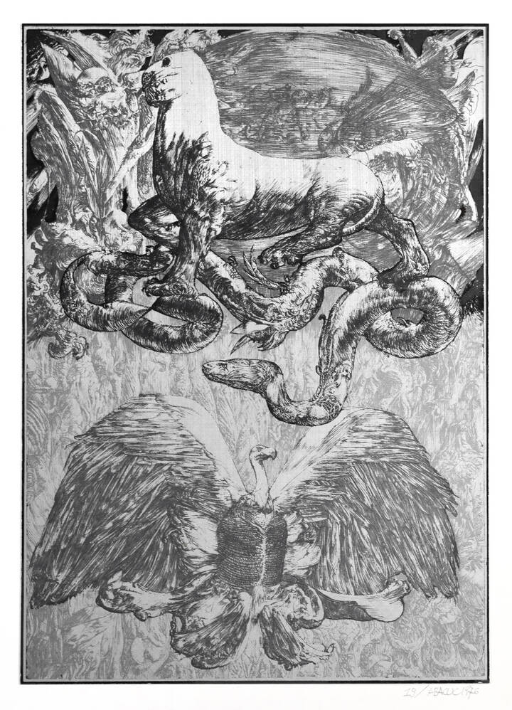 ABACUC (Silvano Gilardi) - 'Animali fantastici' 1976