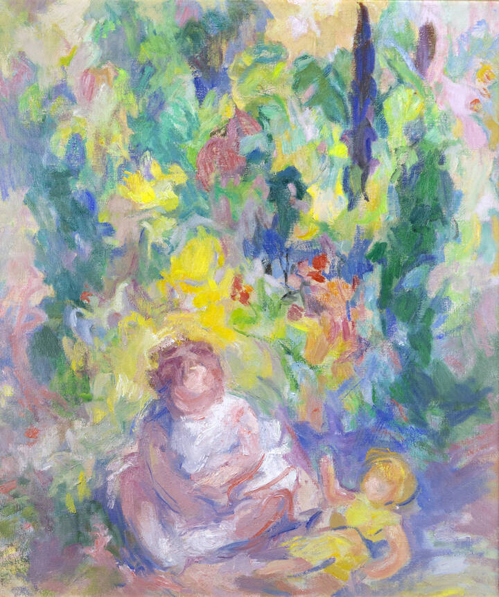 MARIO MICHELETTI - 'Bambole in giardino' 1967