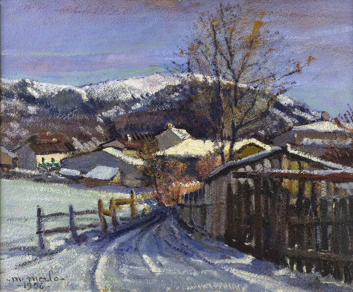 METELLO MERLO - 'Sole a Sauze d'Oulx' 1956